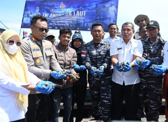 Kapolres Tanjungbalai Hadiri Panen Raya Kerang Sebagai wujud Implementasi Asta Cita Presiden RI