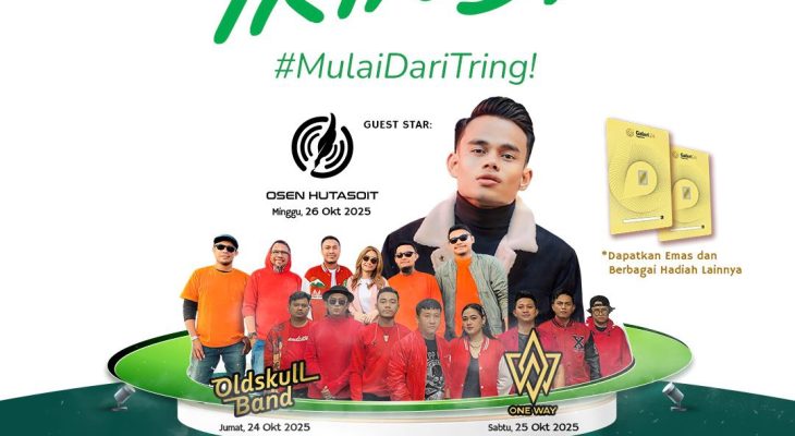 Pegadaian Gelar Festival Tring! 2025 di Medan Fair, Ajak Masyarakat Melek Digital dan Keuangan