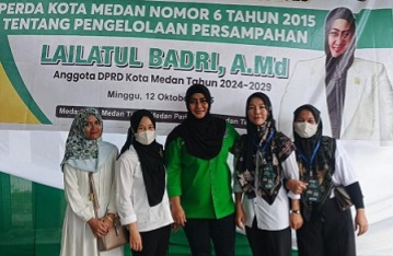 Lailatul Badri Dorong Tiap Kelurahan di Medan Miliki Bank Sampah