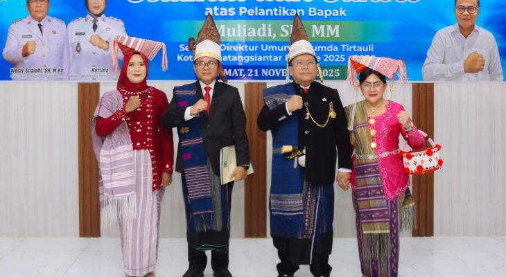 Wali Kota Wesly Ambil Sumpah/Janji Muliadi sebagai Dirum Perumda Air Minum Tirta Uli