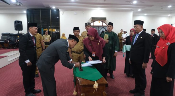 Wali Kota Tanjungbalai Melantik 12 Pejabat Administrator, Pengawas dan Fungsional