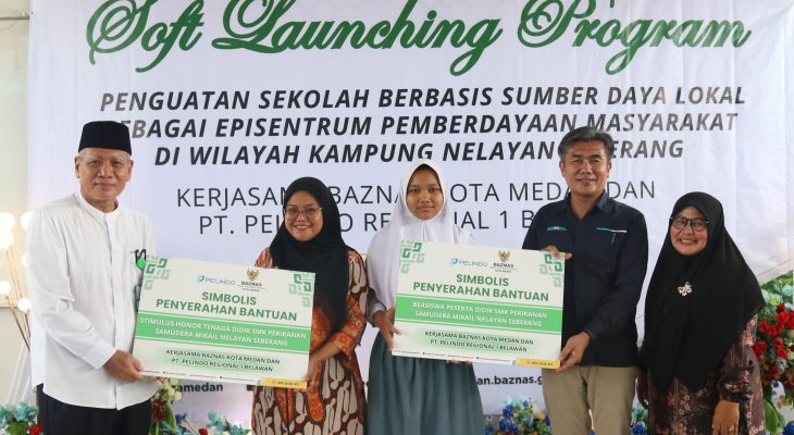 Pelindo dan BAZNAS Medan Dorong Pendidikan Berbasis Potensi Lokal di Belawan