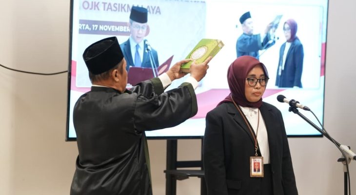 OJK Perkuat Pengawasan Daerah, Nofa Hermawati Dilantik Jadi Kepala OJK Tasikmalaya
