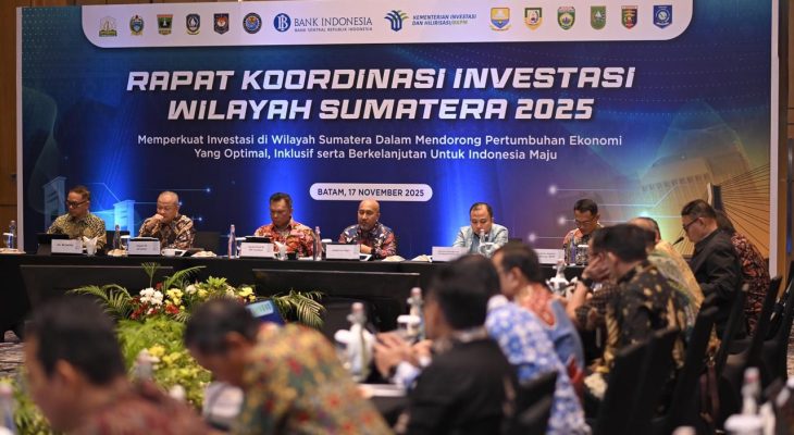 Rakor Investasi Sumatera 2025 Dorong Penguatan Tata Ruang, Percepatan Perizinan, dan Transformasi Ekonomi Kawasan