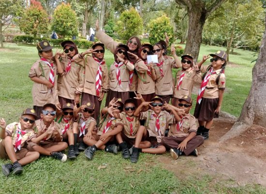 Pramuka Siaga CNB Tembung Raih Juara 1 Lomba Indonesia Raya di Apel Besar Hari Pramuka ke-64 Deli Serdang