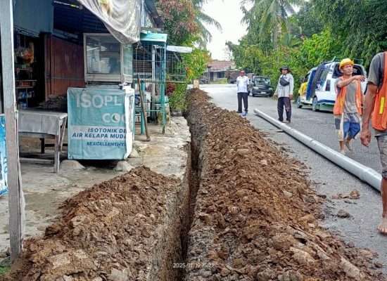 Optimalisasi Layanan, Perumda Tirta Uli Tambah Jaringan Pipa Baru