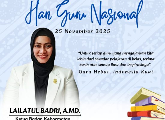 Hari Guru Nasional, Lailatul Badri Serukan Peningkatan Kesejahteraan Pendidik