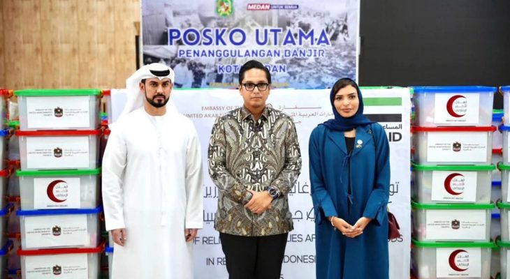 UEA Salurkan Bantuan Kemanusiaan untuk Korban Banjir Medan, Wali Kota: Dunia Tak Membiarkan Medan Sendiri