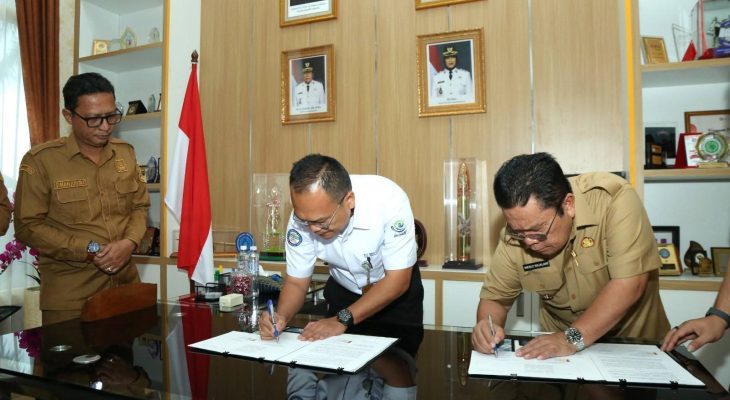 Wali Kota Wesly Tandatangani Nota Kesepakatan dengan BPJS Kesehatan