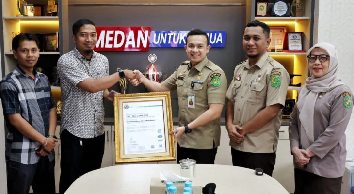 Bapenda Kota Medan Raih Sertifikasi ISO 27001:2022, Perkuat Keamanan Data Pajak Daerah
