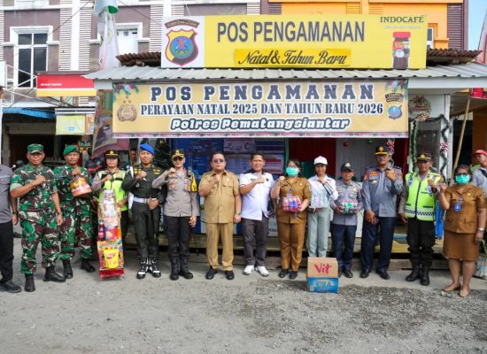 Wali Kota Wesly Bersama Forkopimda Monitoring Pos Pam, Pos Yan, Terminal Tanjung Pinggir, dan Ring Road