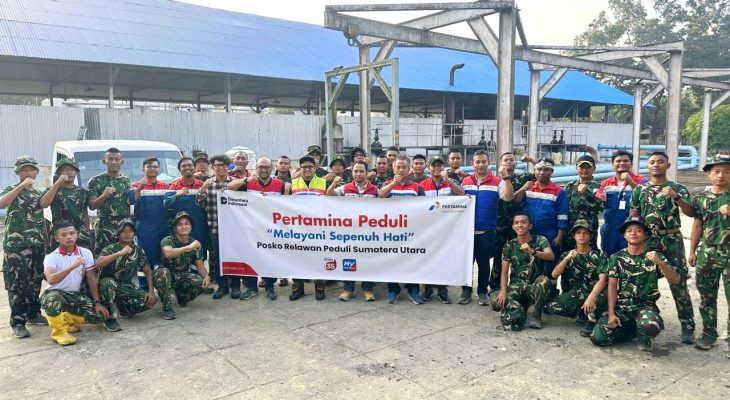 PGN dan Pertamina Peduli Bangun Dapur Umum dan Instalasi Air Bersih untuk Korban Bencana di Sumatera