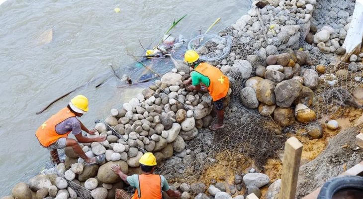 BBWS Sumatera II Lakukan Tanggap Darurat Banjir di Sungai Deli, Pasang Bronjong 40 Meter di Medan Maimun
