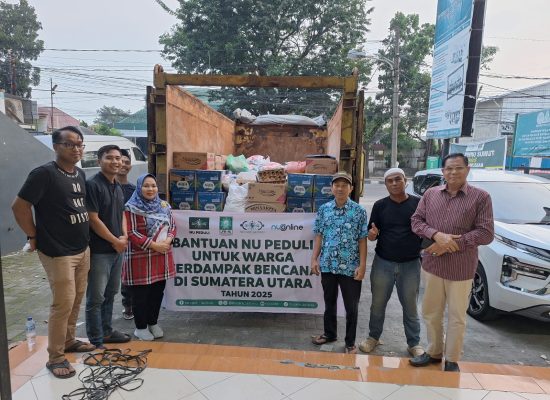 Gerak Cepat LPBI NU Sumut dan LAZISNU Bantu Warga Terdampak di Langkat