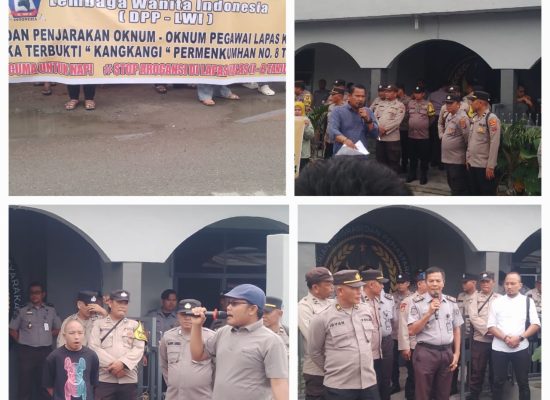DPP LWI Gelar Demo Di Lapas Kelas IIB Tanjungbalai Asahan
