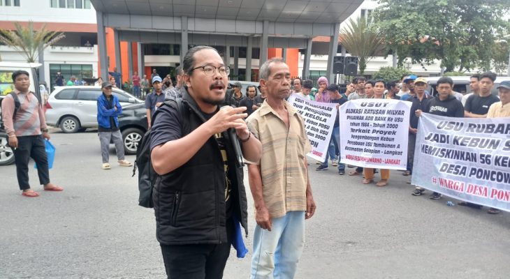 39 Tahun Warga Desa Poncowarno Langkat Tagih Janji Rektor USU yang Terus Diingkari