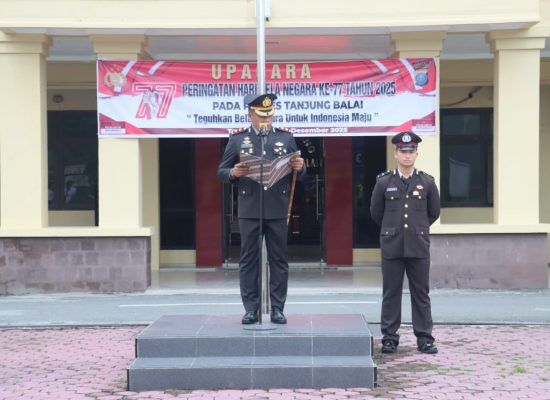 Peringati Hari Bela Negara ke-77, Polres Tanjungbalai Teguhkan Komitmen Jaga Keutuhan Bangsa