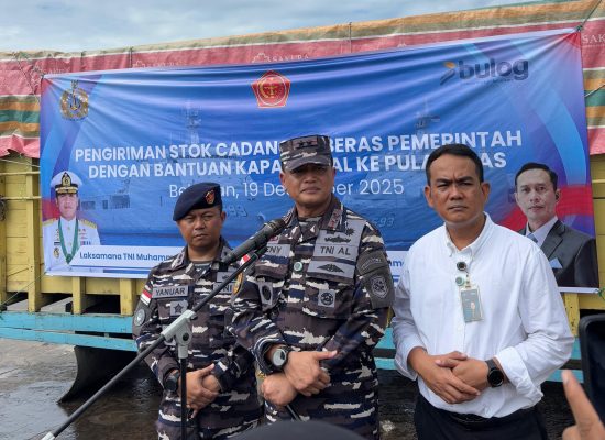 Pelindo Dukung Pengiriman Cadangan Beras Pemerintah ke Pulau Nias