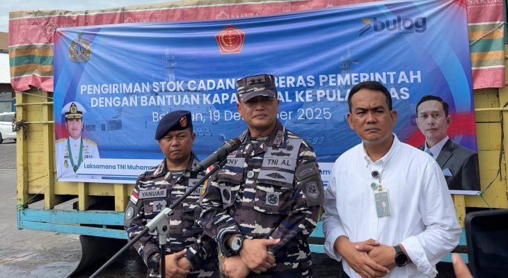 Pelindo Dukung Pengiriman Cadangan Beras Pemerintah ke Pulau Nias