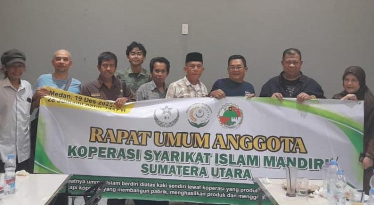 KOPSI Mandiri Sumut Gelar Pertemuan Perdana, Siap Hidupkan Kembali Ekonomi Umat ala Syarikat Islam