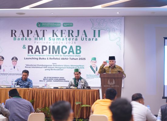 Kajati Sumut Buka Raker II dan Rapimcab Badko HMI Sumut, Dorong Penguatan Budaya Hukum dan Integritas