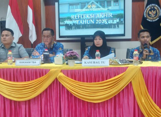 Kanim TBA Laksanakan Refleksi Akhir Tahun, Catat Kinerja Signifikan dan Raih Predikat WBK