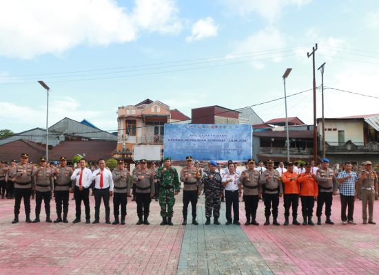 Polres Nias Selatan Gelar Apel Operasi Lilin Toba