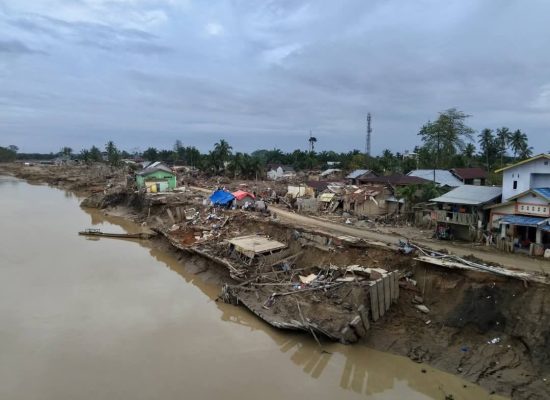 Desa Kota Lintang Bawah Nyaris Hilang Usai Diterjang Banjir Besar
