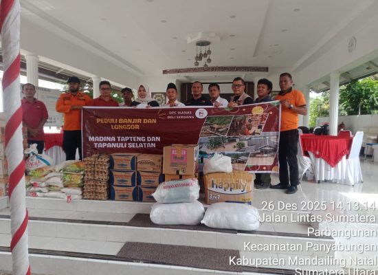 IKANAS Deli Serdang Salurkan Bantuan Kemanusiaan untuk Korban Bencana di Mandailing Natal