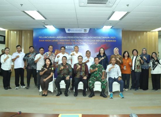 Wali Kota Wesly Silalahi Diwakili Asisten Zainal Siahaan Ikuti Peluncuran LPI 2025 secara Virtual dari KPw BI Siantar
