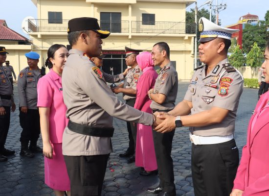 Sebanyak 26 Personel Polres Tanjungbalai Terima Kenaikan Pangkat di Awal Tahun 2026