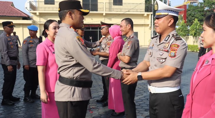 Sebanyak 26 Personel Polres Tanjungbalai Terima Kenaikan Pangkat di Awal Tahun 2026