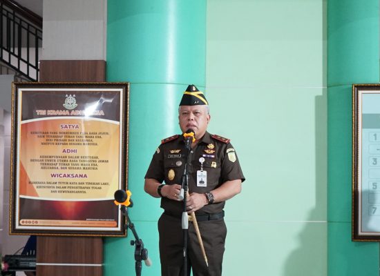 Perdana Pimpin Apel Kerja 2026, Kajati Sumut Tegaskan Disiplin, Profesionalisme, dan Jauhi Sikap Koruptif