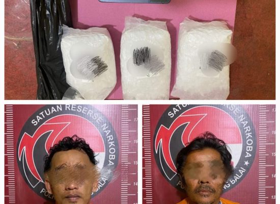 Satnarkoba Polres Tanjung Balai Ungkap Peredaran Kokain 2,9 Kg, Dua Buruh Nelayan Ditangkap