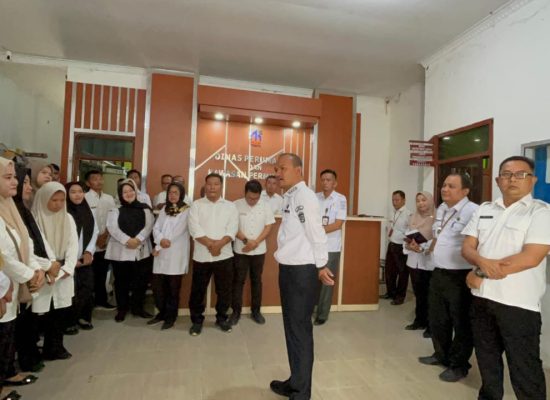 Wali Kota Tanjungbalai Sidak Dinas Perkim, Tekankan Disiplin ASN dan Kualitas Pelayanan Publik