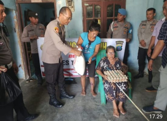Polres Tanjung Balai Gelar “Minggu Kasih”, Salurkan Sembako dan Serap Aspirasi Warga Datuk Bandar