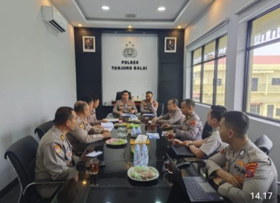 Biro SDM Polda Sumut Lakukan Supervisi di Polres Tanjung Balai