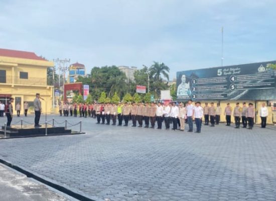 Apel Pagi Personil Polres Tanjungbalai Digelar, Ada Sertijab dan Penyuluhan Hukum yang Akan Dilaksanakan