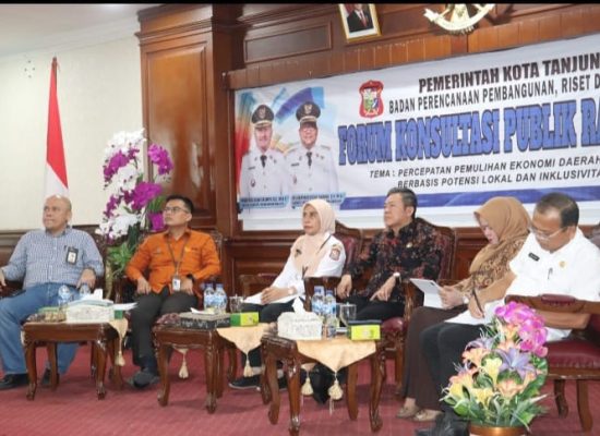 Pemko Tanjungbalai Gelar Konsultasi Publik Ranwal RKPD 2027, Fokus Pemulihan Ekonomi dan Peningkatan SDM