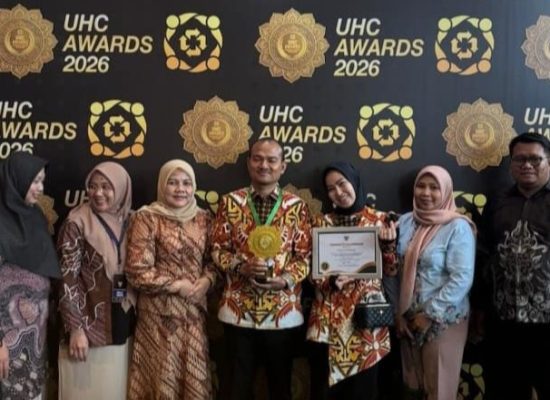 Pemko Tanjungbalai Raih Penghargaan UHC Award 2026 Kategori Pratama
