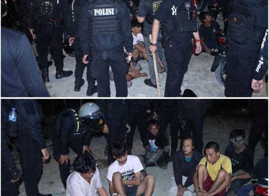 Polrestabes Medan Gerebek Jermal 15 Lewat GSN, 10 Terduga Pengguna Narkoba Diamankan