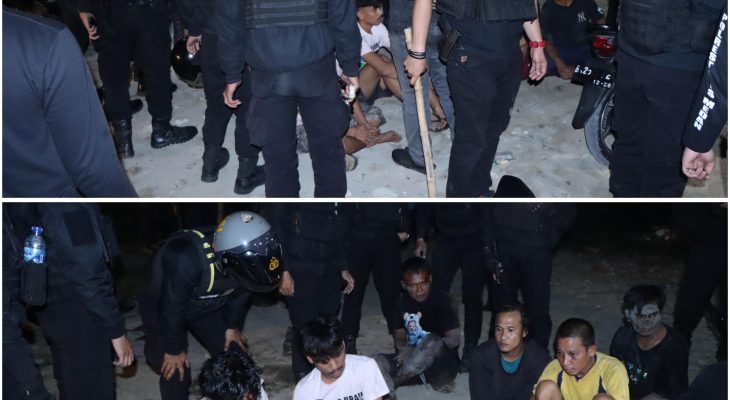 Polrestabes Medan Gerebek Jermal 15 Lewat GSN, 10 Terduga Pengguna Narkoba Diamankan