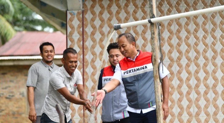 Pertamina–Elnusa Bangun Sumur Air Bersih Pascabencana Banjir dan Longsor di Sumatra