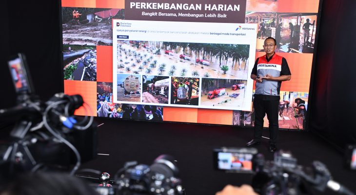 Pertamina dan BNPB Pastikan Distribusi Energi di Sumatra Hampir 100 Persen, Air Bersih Jadi Prioritas Pemulihan