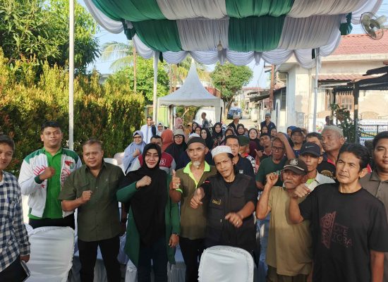 Warga Alfalah Curhat Soal Lampu Jalan, Drainase dan KUR ke Lailatul Badri