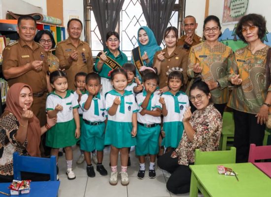 Ketua TP PKK Ny Liswati Pantau Langsung 5 PAUD SAB