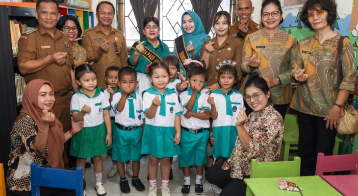 Ketua TP PKK Ny Liswati Pantau Langsung 5 PAUD SAB