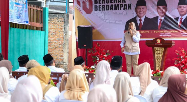 Wali Kota Wesly Ucapkan Selamat HUT ke-18 Partai Gerindra