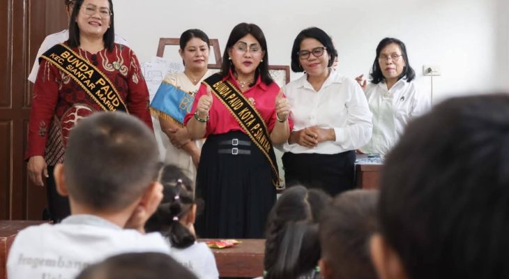 Ketua TP PKK Ny Liswati Kembali Kunjungi PAUD SAB