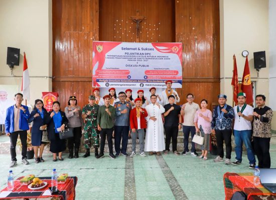 Wali Kota Wesly Diwakili Kadishub Daniel Siregar Hadiri Pelantikan DPC PMKRI Pematangsiantar Santo Fransiskus dari Assisi
